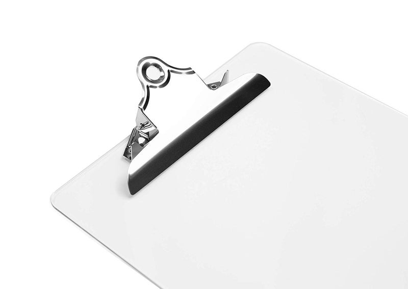 Office Solutions Direct Plastic Transparent Clipboards (Set of 6) Multi Pack Clipboard | Strong 12.5 x 9 Inch | Holds 100 Sheets! Acrylic Clipboards with Big Clips | School Supplies for Kids, Teachers, College Students - Image 3